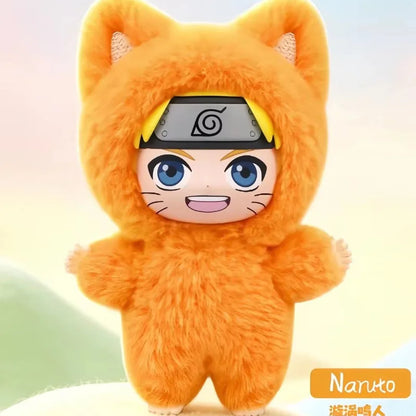 In Stock Genuine EAKI Naruto Shippuden KittenLand Vinyl Series Third Blind Box Plush Figurine Model Toys Collection Present