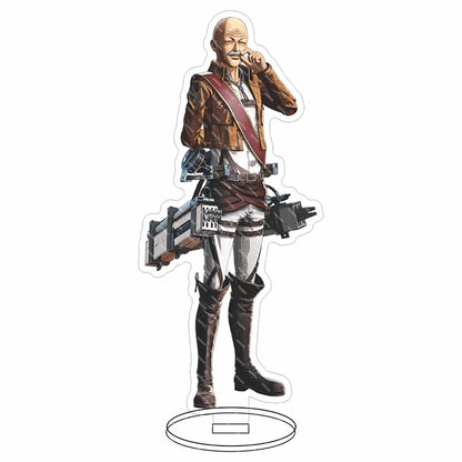16CM Anime Figure ‌Attack on Titan Levi Ackerman Eren Jaeger Mikasa Ackerman Armin Arlert Cos Acrylic Stand Ornaments Gifts