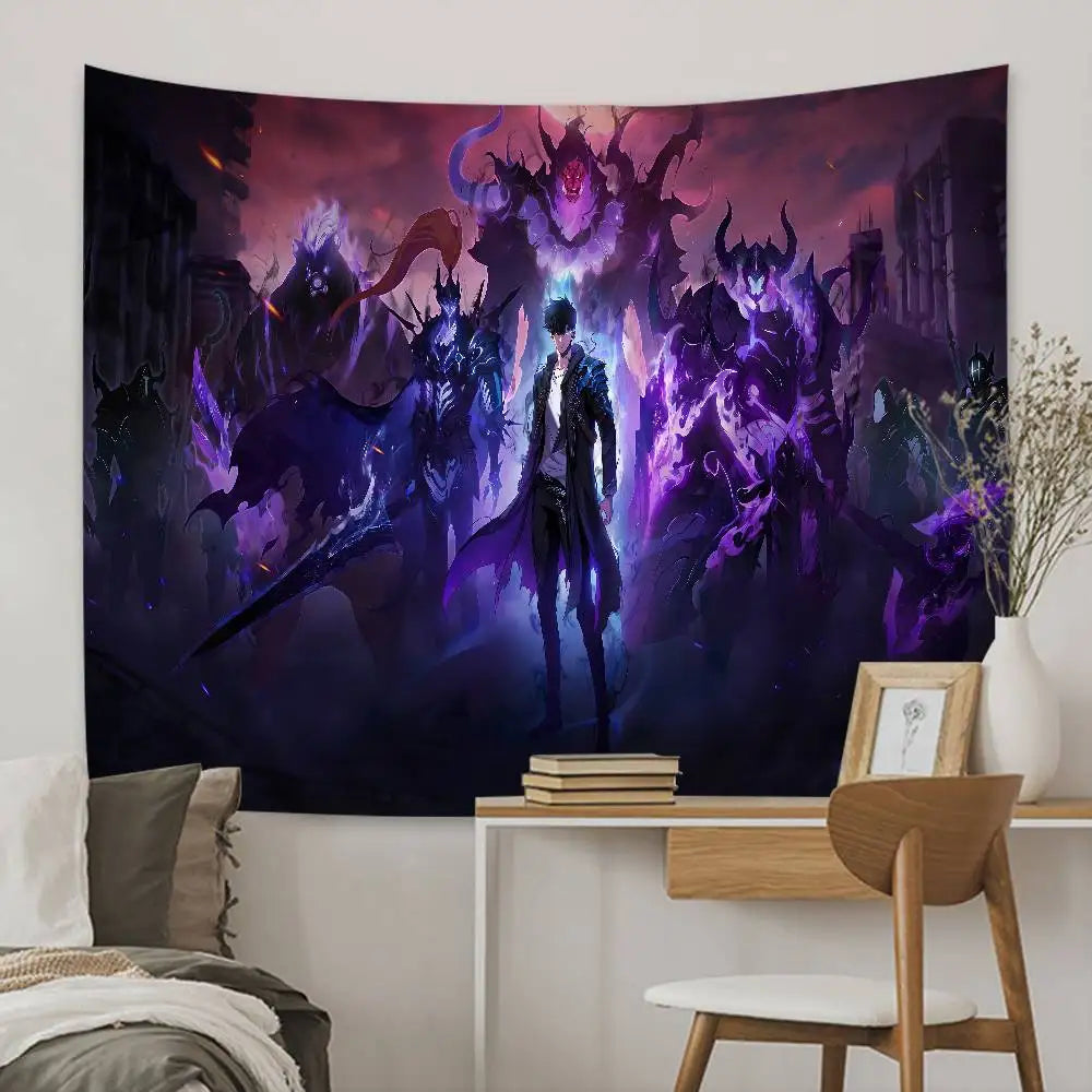 Solo Leveling Tapestry Wall Hanging