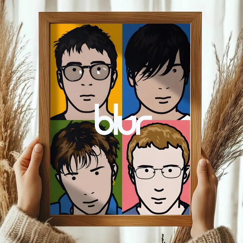 B-Blur Band Poster