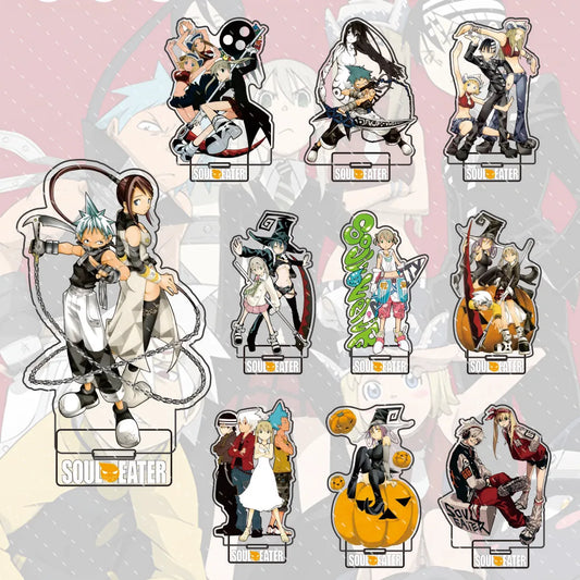 Anime Soul Eater 15cm Acrylic Character Black-star, Kid Standing Model