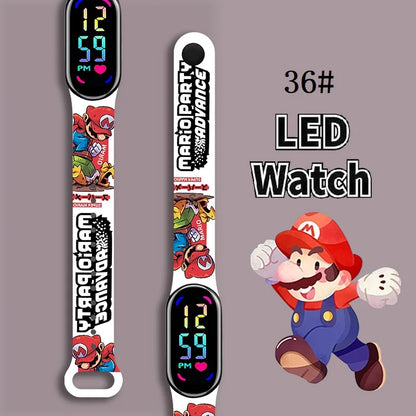 Kids LED Watch Touch Control Digital Silicone Strap