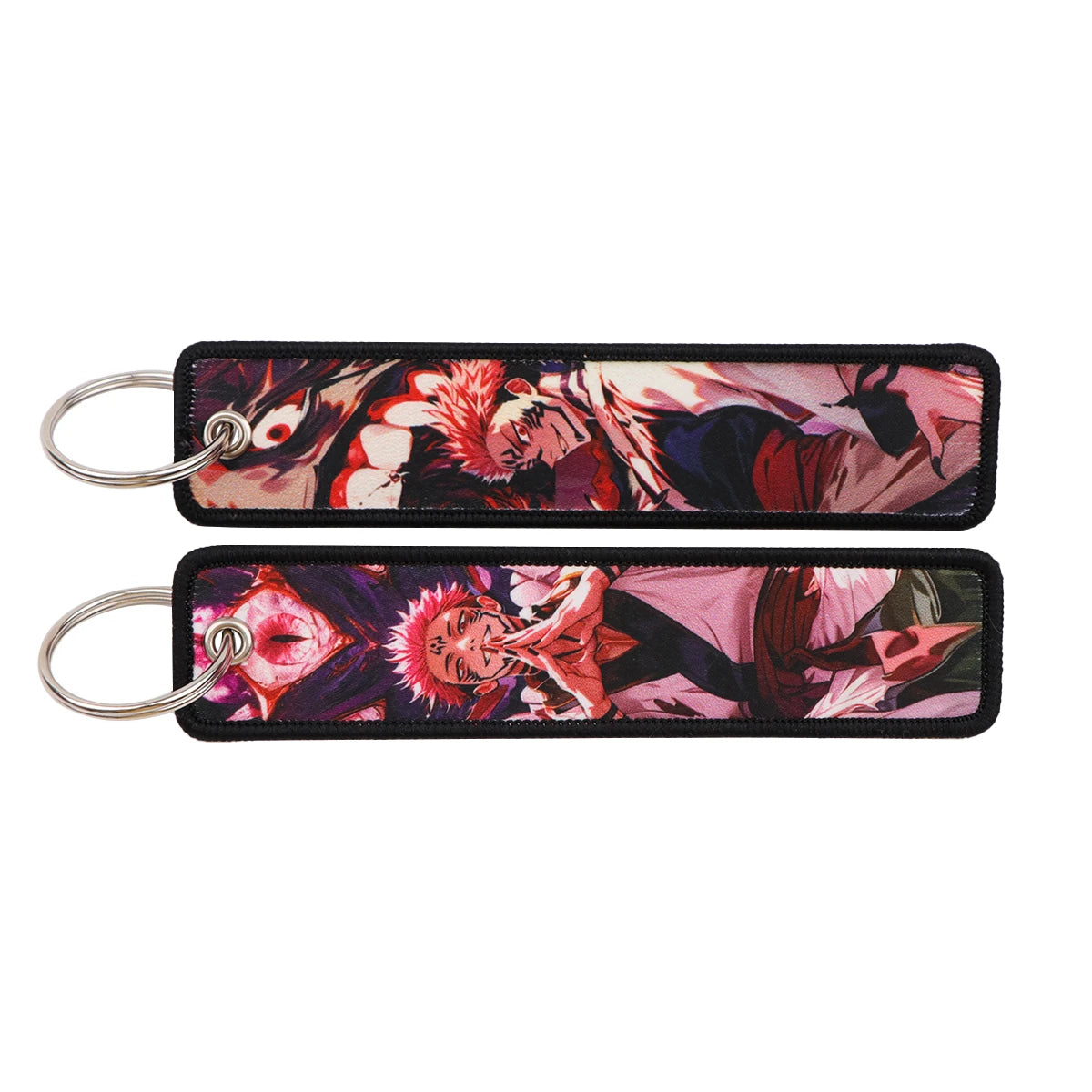 Anime Character Embroidery Keychain