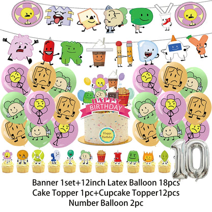 Battle For Dreaming Island Birthday Backdrop Set