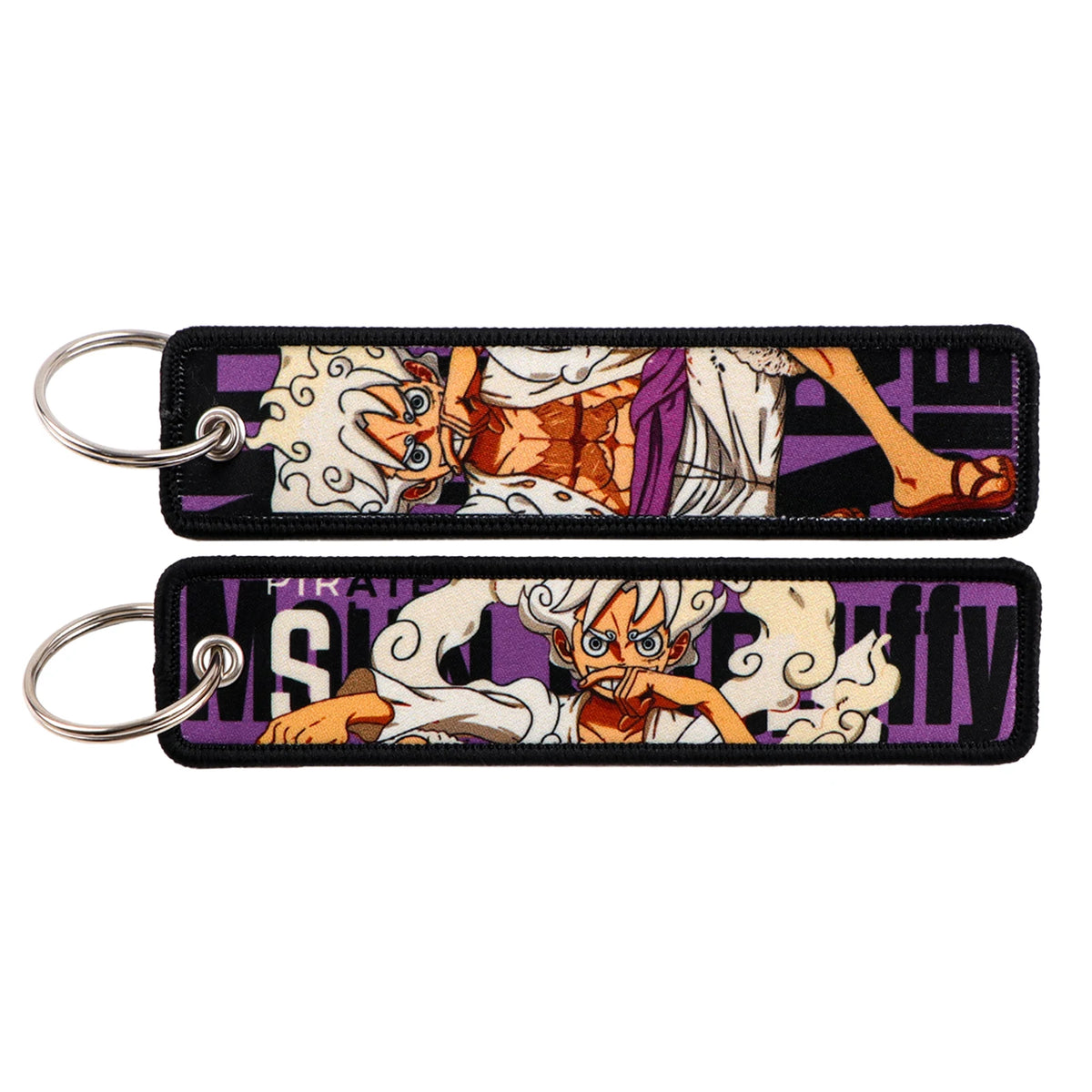 Anime Embroidery Keychain