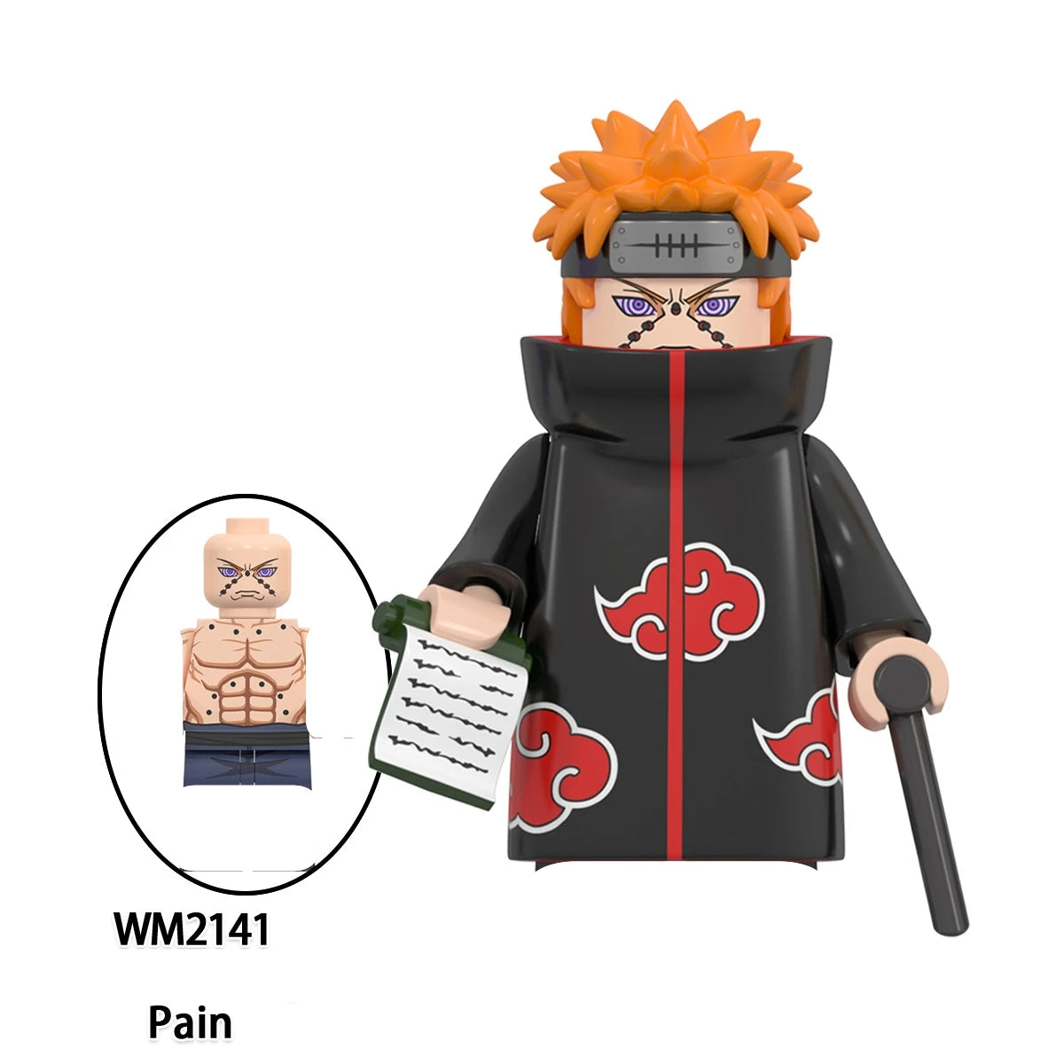 Naruto Sasuke Itachi Kakashi Jiraiya Tsunade Obito Indora Anime Uchiha Mini Blocks Figure WM6155 WM6154 WM6153 Collectible Man