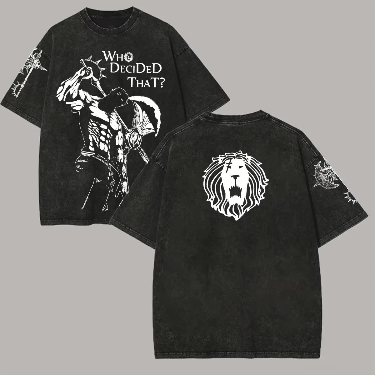 The Seven Deadly Sins Escanor Vintage Washed T-Shirt