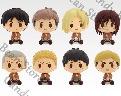Genuine Anime Attack on Titan Annie Jean Kirstein Sasha Erwin Eren Jaeger Cosplay Cartoon Garage Kits Figurine Model Xmas Gift
