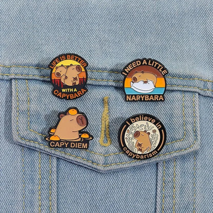 Anime Enamel Brooch Badge