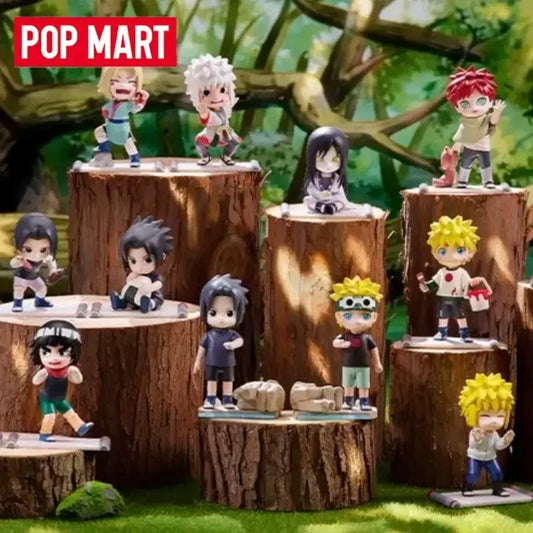POP MART Naruto Shippuden Childhood Series Mystery Box Genuine Blind Box Guess Toys Bag Ornament Figurines Home Decor Desktop