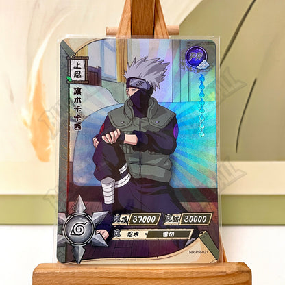 Kayou Naruto PR Full Set No 1-38 Uchiha Sasuke Uzumaki Naruto Sakura Haruno Kakashi Rare Anime Collectible Trading Cards Toy Gif