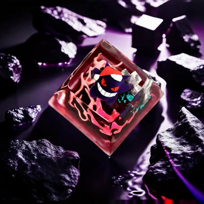 Pokemon Gengar Resin Keycaps