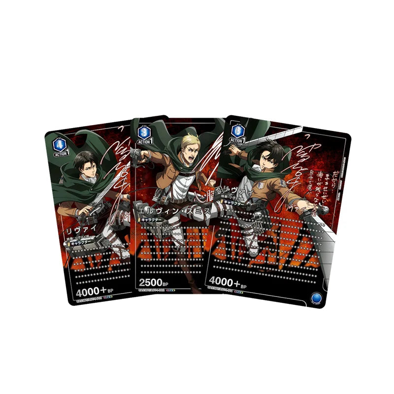BANDAI Union Arena Attack on Titan UA23BT Booster Japanese Anime TCG Collection Card