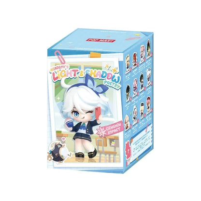 POP MART Genshin Impact Academy Light & Shadow Poetry Series Mystery Box Blind Bag Figurines Ornament Toys for Collectors