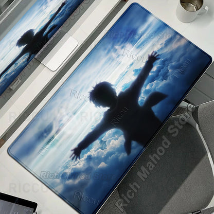 Anime Attack on Titan XXL Desk Mat Large Black White Mouse Pad Gamer Computer Mousepad Gaming Laptop Keyboard Mouse Mats Carpet