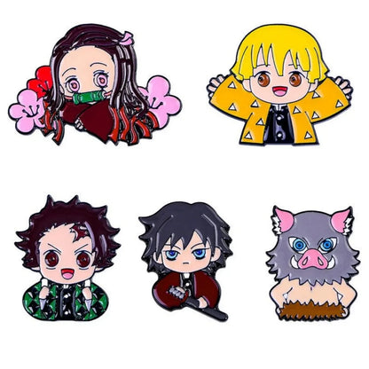 Anime Enamel Brooch Badge