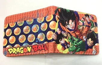 Dragon Ball Son Goku Multifunctional Card Purse Cartoon PU Wallet Personality Creativity Simple Foldable Coin Boy Birthday Gift