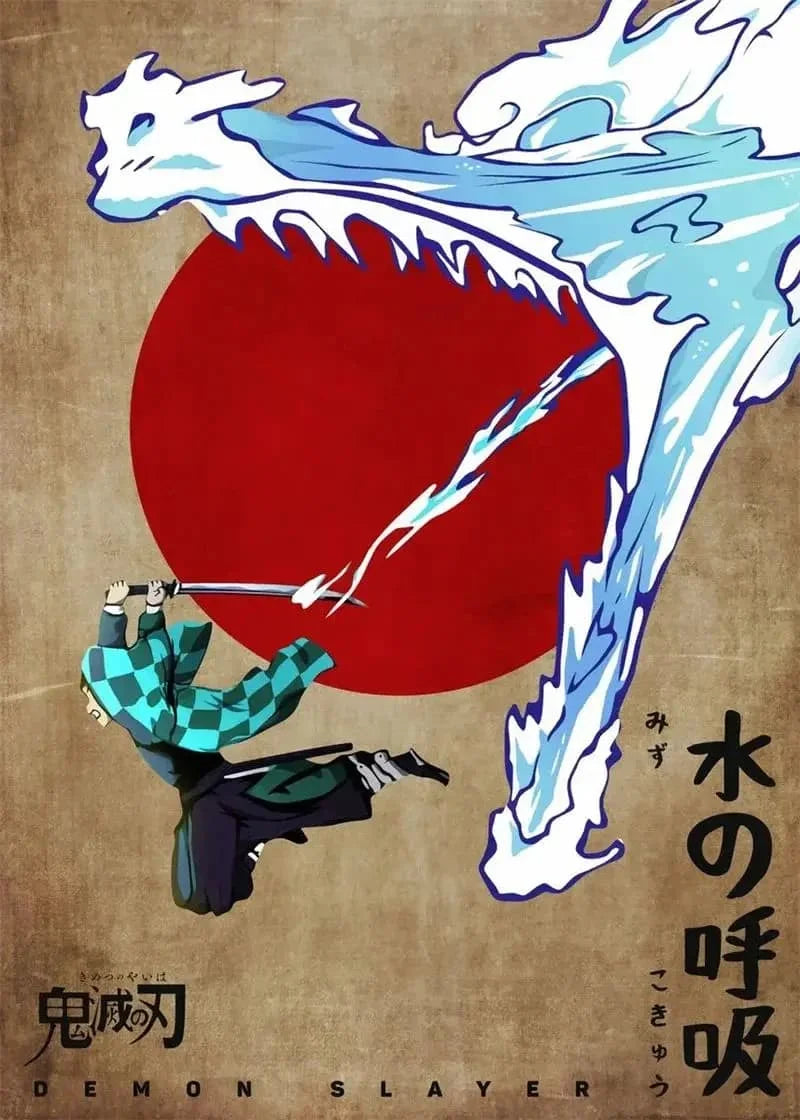 5D DIY Diamond Painting Japan Classic Hot Anime Demon Slayer Full Square Round Drill Mosaic Embroidery Home Decor Kids Gift