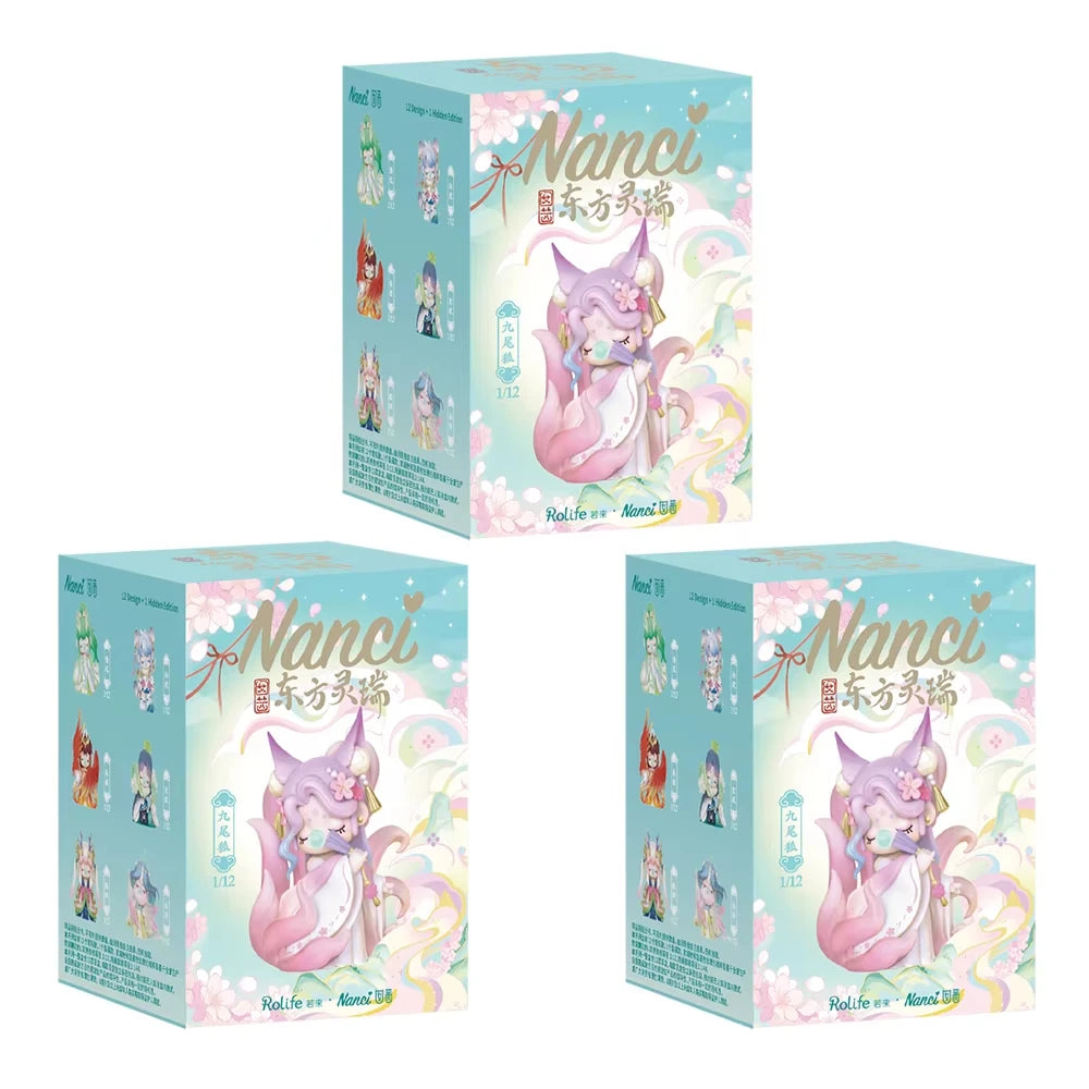 Rolife Nanci Blind Box Oriental Mythological Creatures Action Figure Collectible Doll Toys Surprise Box for Kids Friends Adults