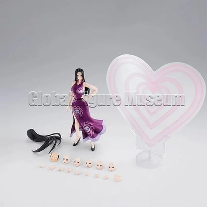 In Stock Bandai Original Set S.H.Figuarts One Piece BOA.HANCOCK MARINEFORD Action Figure Model Collection Gift