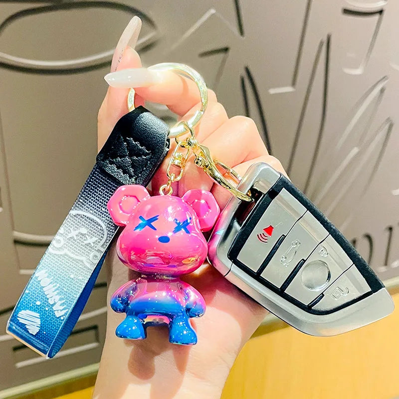 Bear Graffiti Acrylic Keychain