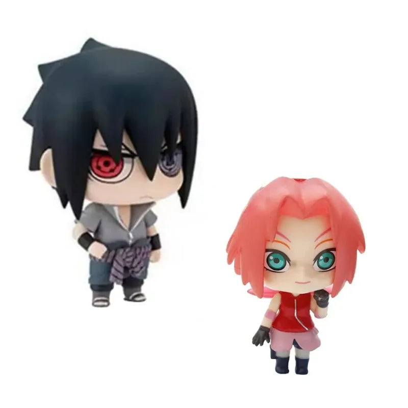 ♠Figure Anime Naruto Kawaii Figurine Kids Toys Sasuke Uchiha Anime Action Figures Itachi Cute Children Toy Hobbies