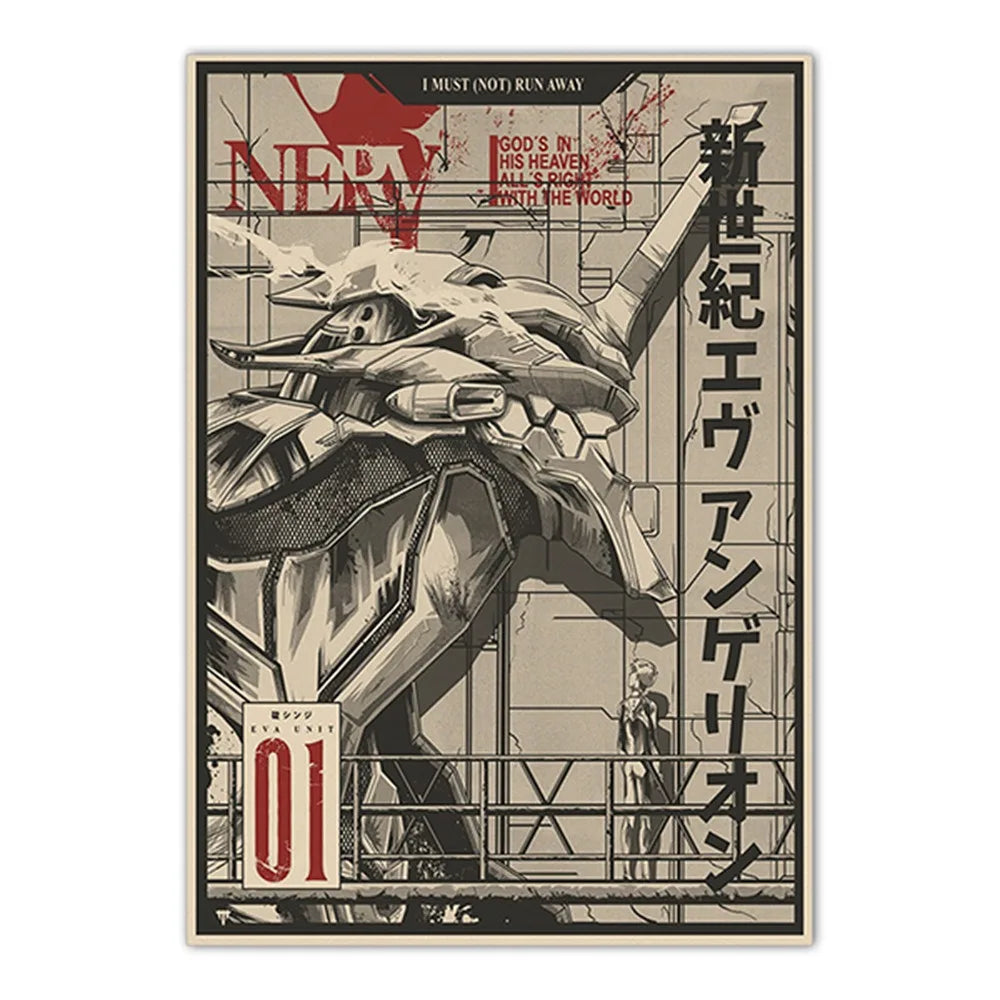 Neon Genesis Evangelion Shinji Canvas Print