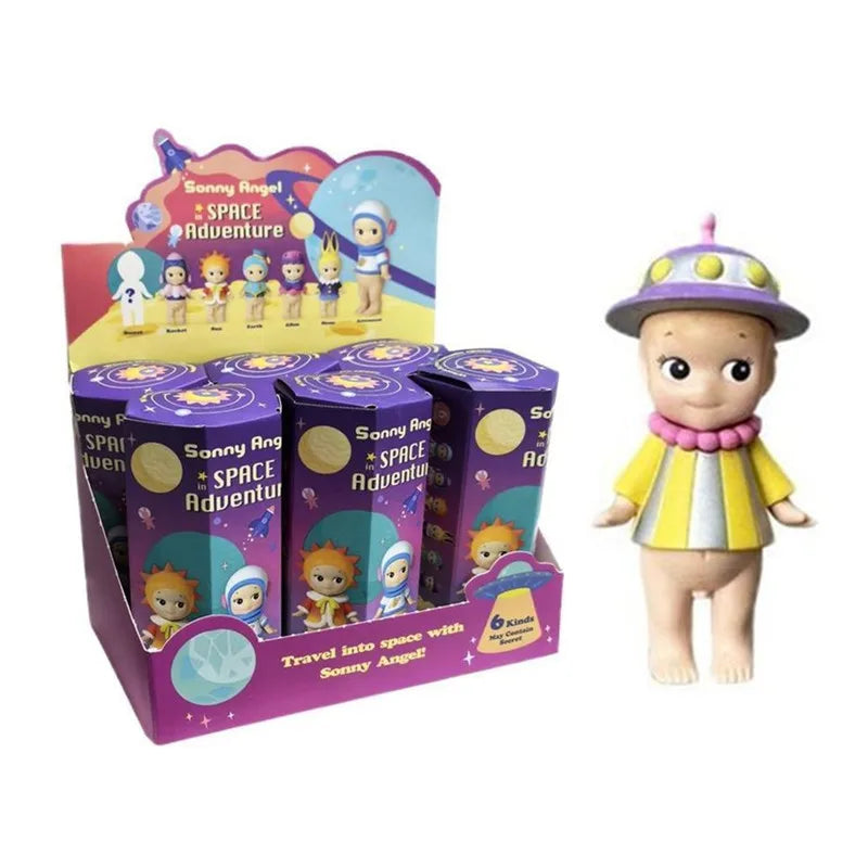 Cute Angel Space Series Blind Box Anime Figurines,Mystery Boxes Gifts  and Toys Desktop Decorations Cute Collectibles