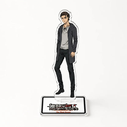 Attack On Titan Character Acrylic Stand Model Plate Anime Desktop Display Collectible Fan Gift Accessories Keychain Cartoon
