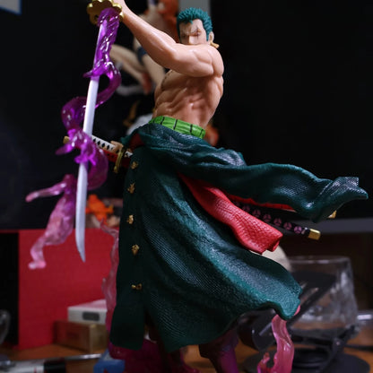 23cm/9in Anime ONE PIECE Figure Roronoa Zoro Action Figures Pvc Collection Model Toys for Gifts