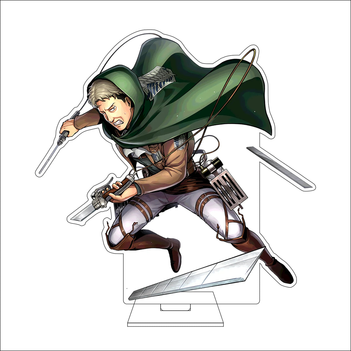 16CM Anime Attack on Titan Cosplay Acrylic Figure Stand Plate Jean Kirstein Hange Zoe Rivaille Ackerman Ornaments Gifts