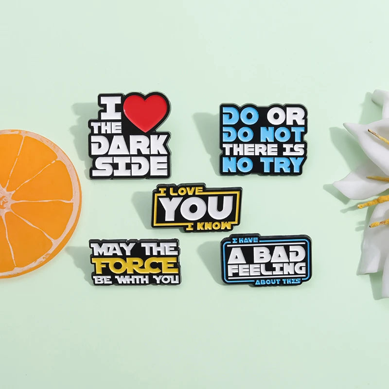 Food Wars May The Fork Be With You Enamel Pin