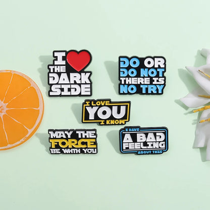 Food Wars May The Fork Be With You Enamel Pin