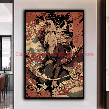 Naruto Akatsuki Ukiyo-E Poster