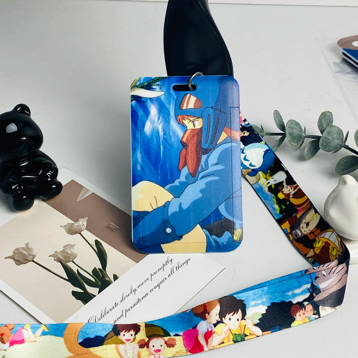 Anime Card Case Lanyard