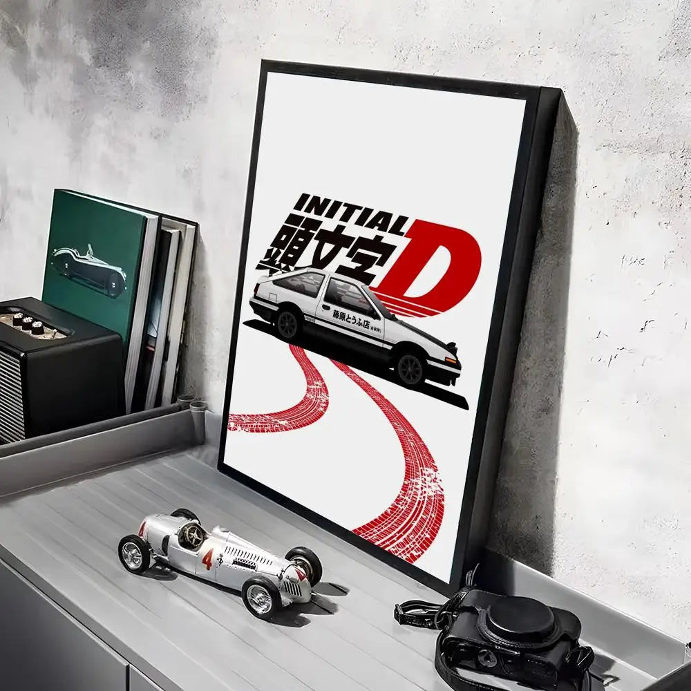 Initial D Car Wall Art