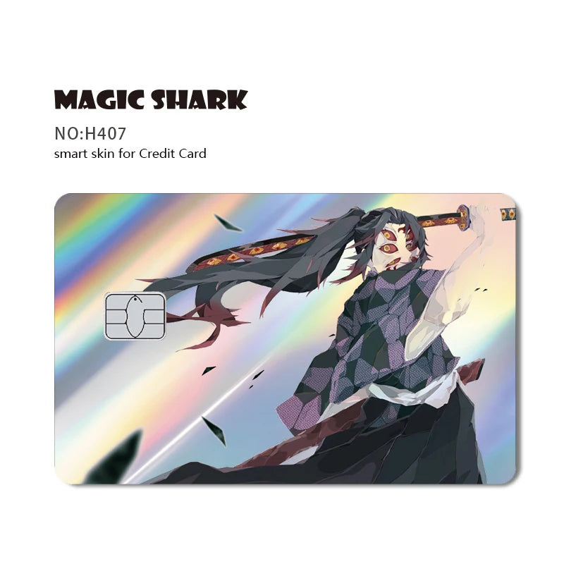 Demon Slayer Shark Holographic Card Skin