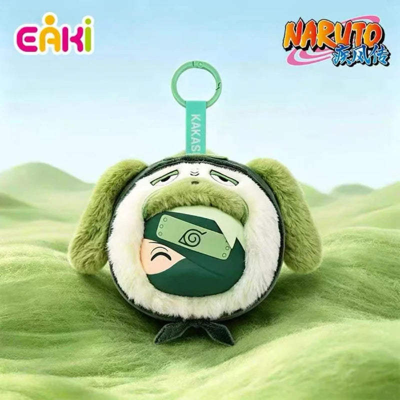 EAKI Naruto Shippuden Special Color Series Earphone Bag Blind Box Itachi Sasuke Cute Keychain Trendy Toys Surprise Pendants Gift