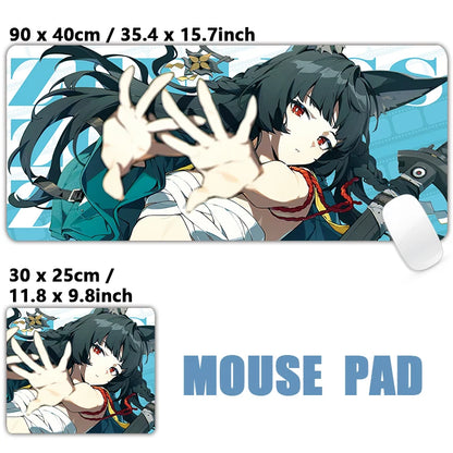 ZZZ Gaming Hoshimi Miyabi Ye Shunguang Remielle Sigrid Mouse Pad