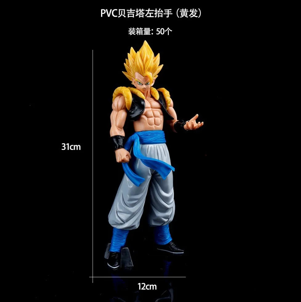 Dragon Ball Z Super Saiyan Son Goku Action Figure Set - Includes Son Gohan Vegeta Broly Piccolo Majin Buu Collectible