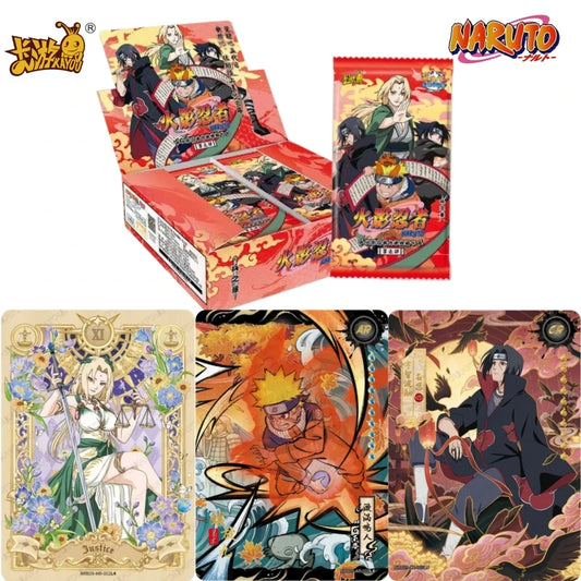 KAYOU Authentic NARUTO Card Soldier Chapter 9 Uchiha Sasuke Tsunade Orochimaru Anime Cartoon Game Collection Peripheral Gifts