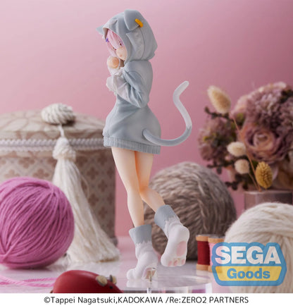 Re:Zero Emilia Cat Figure