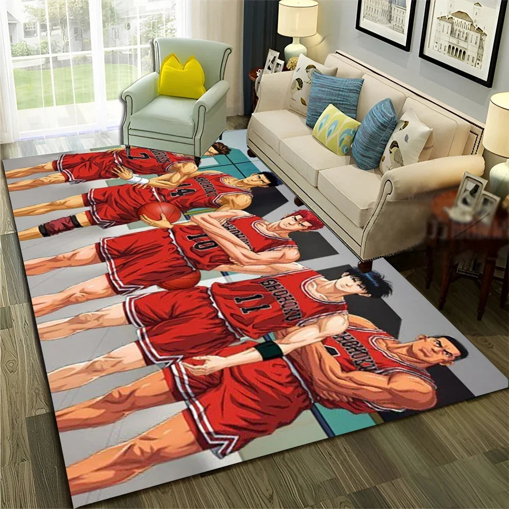 Slam Dunk Basketball Rug
