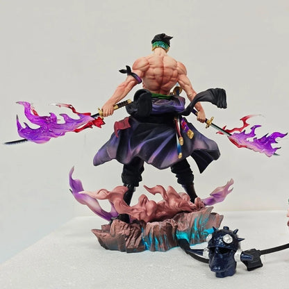 28cm/11in Anime ONE PIECE Figure Roronoa Zoro Action Figures Pvc Collection Model Toys for Gifts