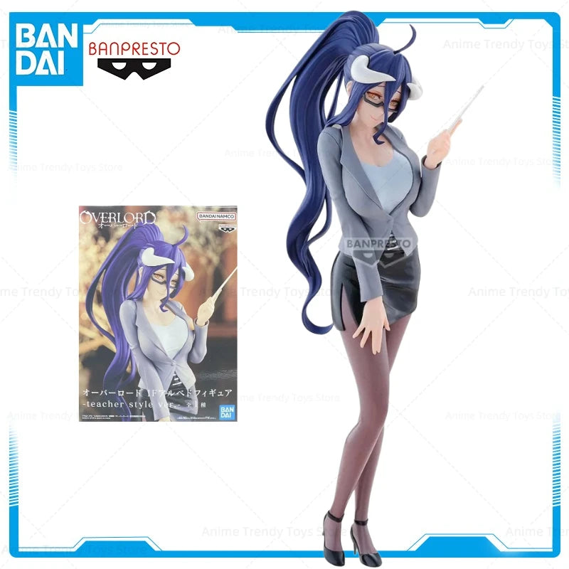 Original BANPRESTO OVERLORD IF Albedo Teacher Style Ver Anime Figure