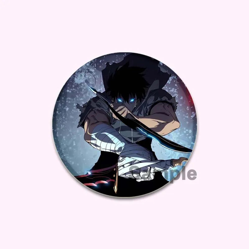 Solo Leveling Cheng Xiaoyu Button Pin