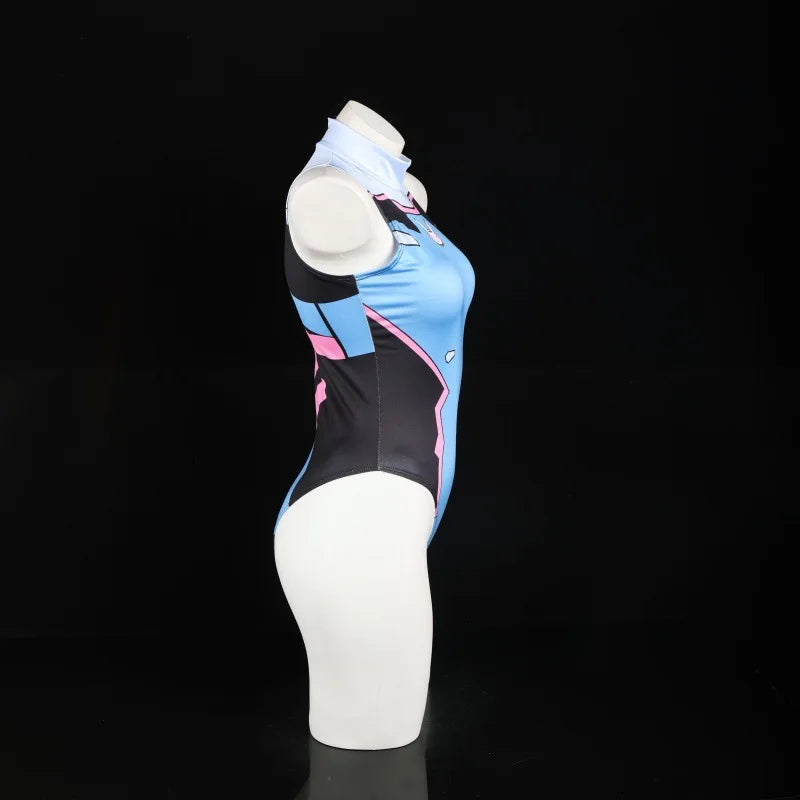D.Va Cosplay Swimsuit Jumpsuit