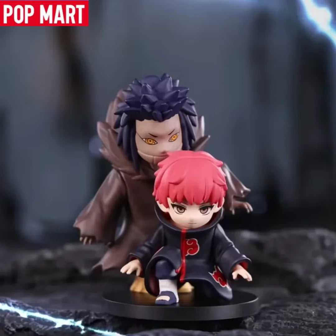 POP MART GONG Naruto Shippuden Akatsuki Arc Series Blind Box Guess Bag Original Toys Doll Cute gift Anime Figure Ornaments Gift