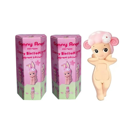 1-12pcs cherry blossom series hippers blind box mini figure collectible phone decoration table christmas gift mystery box