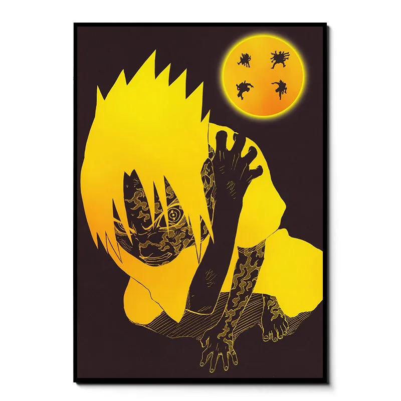 Naruto Uzumaki Frameless Canvas